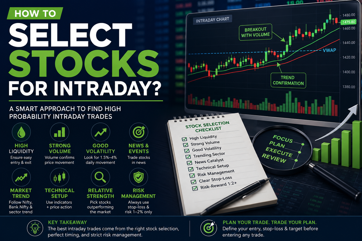 How to Select Stocks for Intraday Trading